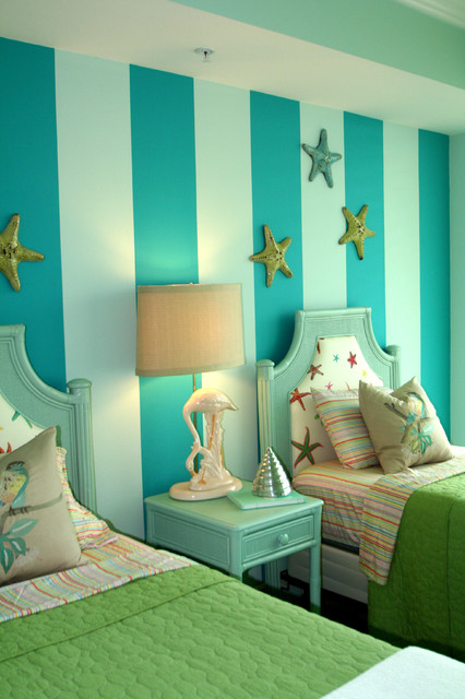Стильный дизайн детской спальни в морском стиле